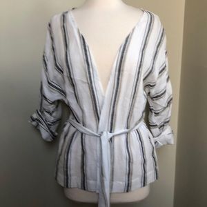 Massimo Dutti wraparound blouse NWOT